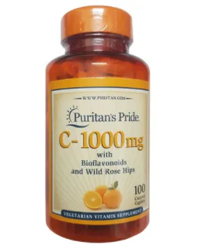 Vitamin C Puritan's Pride 1000mg Hộp 100 Viên, Viên nén