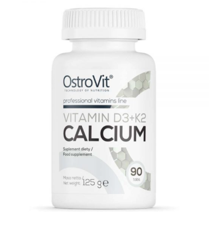 Ostrovit Vitamin D3 K2 Calcium 90 viên
